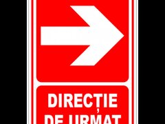 Indicator rosu pentru directie in dreapta